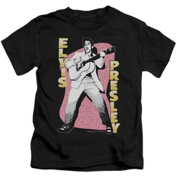 Elvis Presley Pink Rock - Kid's T-Shirt Kid's T-Shirt (Ages 4-7) Elvis Presley   