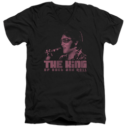 Elvis Presley The King - Men's V-Neck T-Shirt Men's V-Neck T-Shirt Elvis Presley   