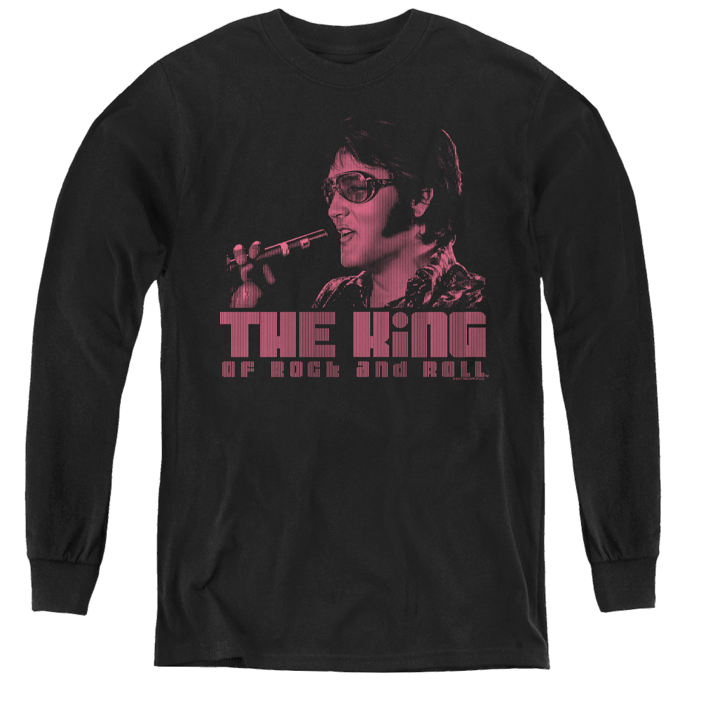 Elvis Presley The King - Youth Long Sleeve T-Shirt Youth Long Sleeve T-Shirt Elvis Presley   