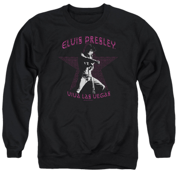Elvis Presley Viva Las Vegas Star - Men's Crewneck Sweatshirt Men's Crewneck Sweatshirt Elvis Presley   