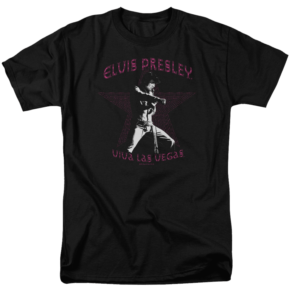 Elvis Presley Viva Las Vegas Star - Men's Regular Fit T-Shirt Men's Regular Fit T-Shirt Elvis Presley   
