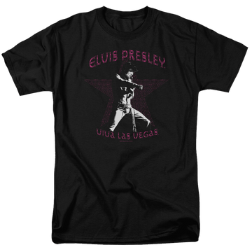 Elvis Presley Viva Las Vegas Star - Men's Regular Fit T-Shirt Men's Regular Fit T-Shirt Elvis Presley   