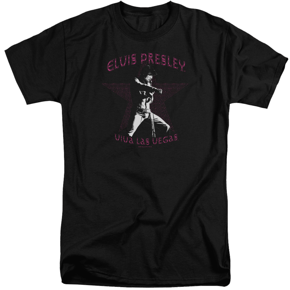 Elvis Presley Viva Las Vegas Star - Men's Tall Fit T-Shirt Men's Tall Fit T-Shirt Elvis Presley   