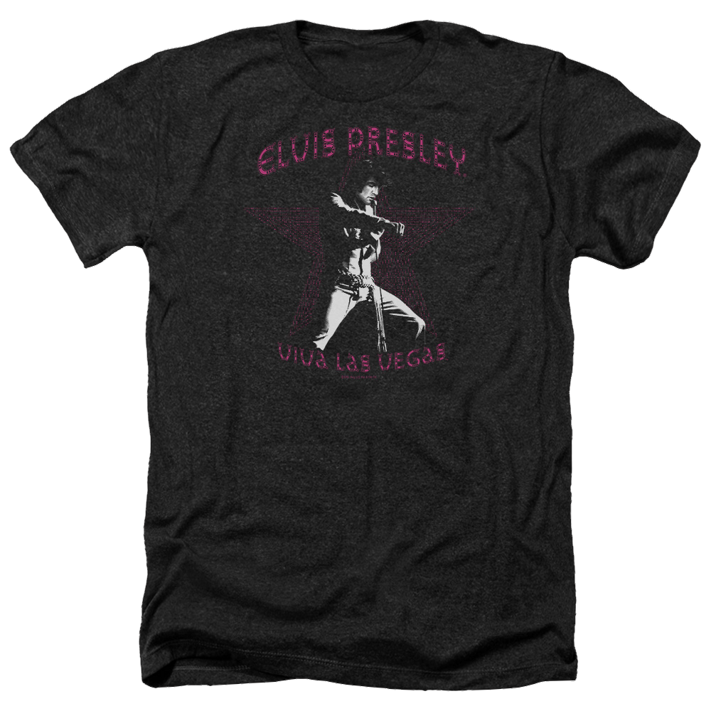 Elvis Presley Viva Las Vegas Star - Men's Heather T-Shirt Men's Heather T-Shirt Elvis Presley   