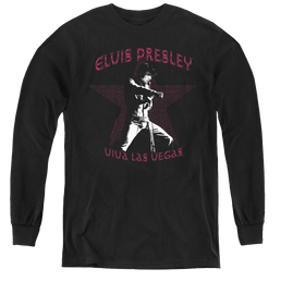 Elvis Presley Viva Las Vegas Star - Youth Long Sleeve T-Shirt Youth Long Sleeve T-Shirt Elvis Presley   