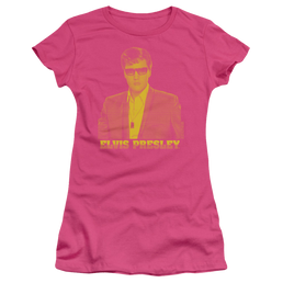 Elvis Presley Yellow Elvis - Juniors T-Shirt Juniors T-Shirt Elvis Presley   
