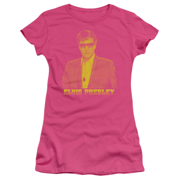 Elvis Presley Yellow Elvis - Juniors T-Shirt Juniors T-Shirt Elvis Presley   