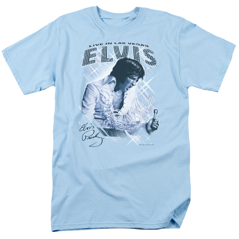 Elvis Presley Blue Vegas - Men's Regular Fit T-Shirt Men's Regular Fit T-Shirt Elvis Presley   