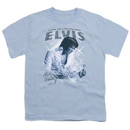 Elvis Presley Blue Vegas - Youth T-Shirt (Ages 8-12) Youth T-Shirt (Ages 8-12) Elvis Presley   