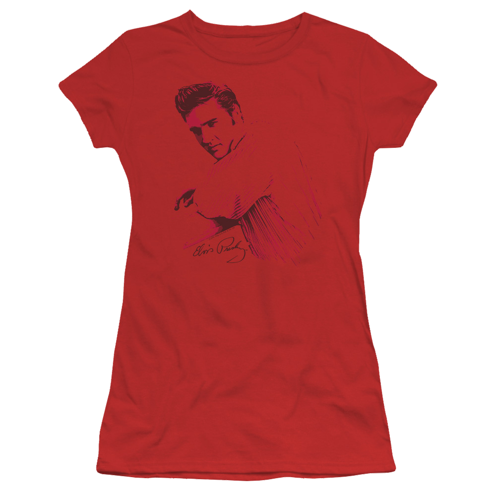 Elvis Presley On The Range - Juniors T-Shirt Juniors T-Shirt Elvis Presley   
