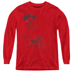 Elvis Presley On The Range - Youth Long Sleeve T-Shirt Youth Long Sleeve T-Shirt Elvis Presley   