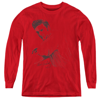 Elvis Presley On The Range - Youth Long Sleeve T-Shirt Youth Long Sleeve T-Shirt Elvis Presley   