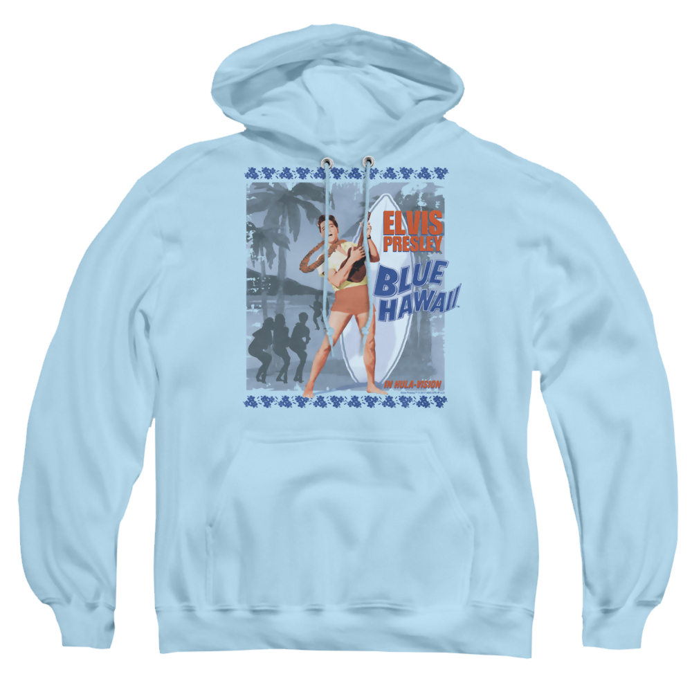 Elvis Presley Blue Hawaii Poster - Pullover Hoodie Pullover Hoodie Elvis Presley   
