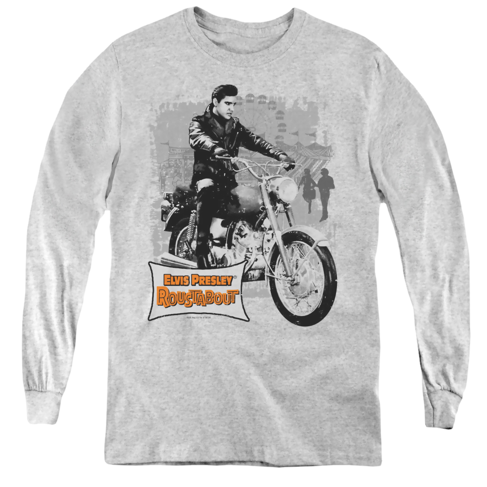 Elvis Presley Roustabout Poster - Youth Long Sleeve T-Shirt Youth Long Sleeve T-Shirt Elvis Presley   