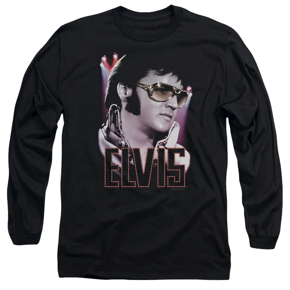 Elvis Presley 70S Star - Men's Long Sleeve T-Shirt Men's Long Sleeve T-Shirt Elvis Presley   