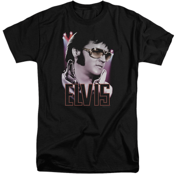 Elvis Presley 70s Star - Men's Tall Fit T-Shirt Men's Tall Fit T-Shirt Elvis Presley   