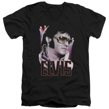 Elvis Presley 70s Star - Men's V-Neck T-Shirt Men's V-Neck T-Shirt Elvis Presley   