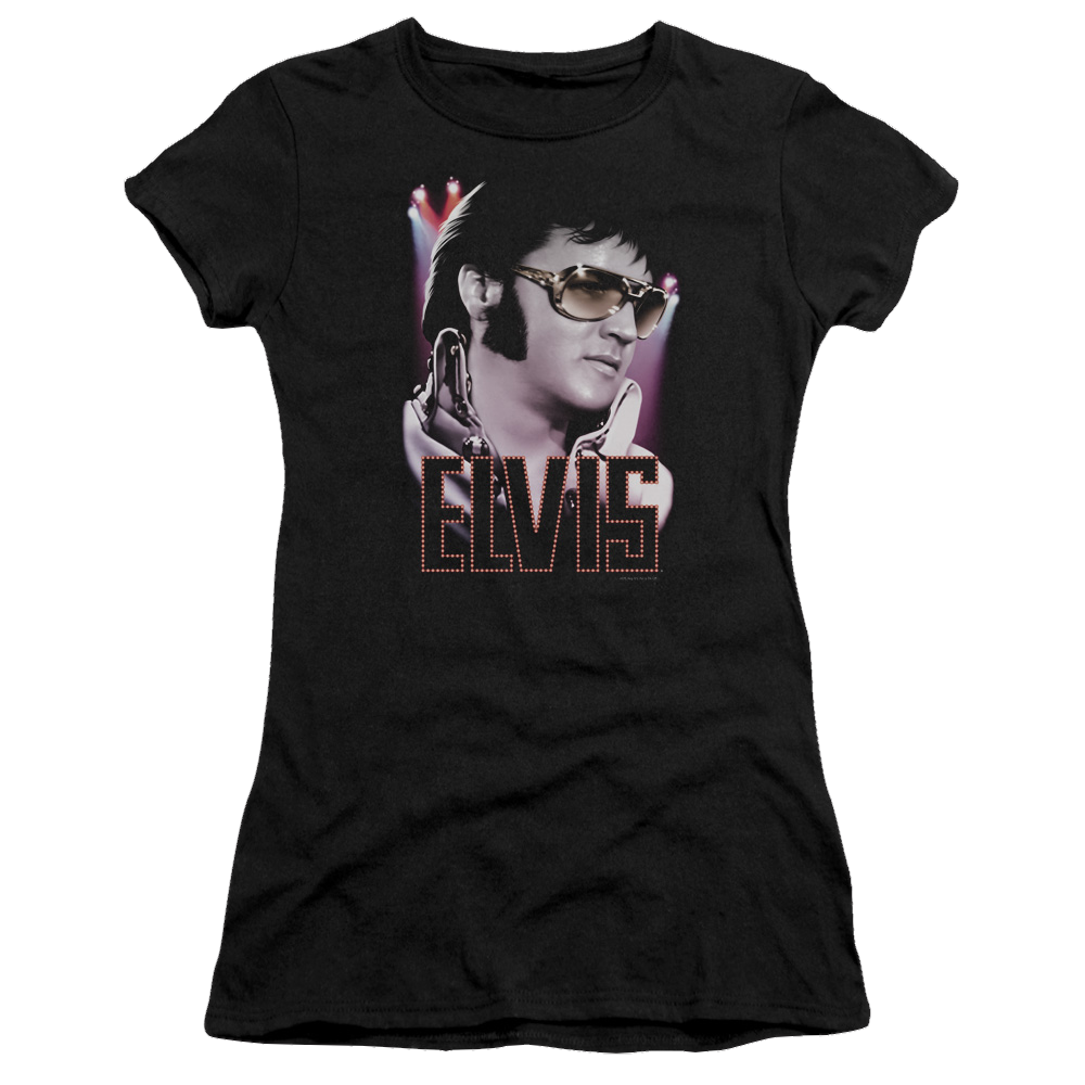 Elvis Presley 70s Star - Juniors T-Shirt Juniors T-Shirt Elvis Presley   