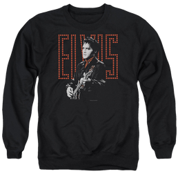 Elvis Presley Red Guitarman - Men's Crewneck Sweatshirt Men's Crewneck Sweatshirt Elvis Presley   