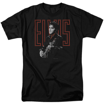 Elvis Presley Red Guitarman - Men's Regular Fit T-Shirt Men's Regular Fit T-Shirt Elvis Presley   