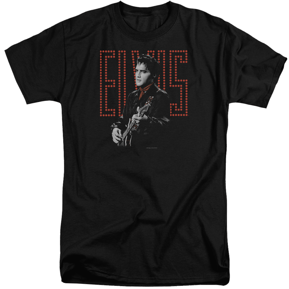 Elvis Presley Red Guitarman - Men's Tall Fit T-Shirt Men's Tall Fit T-Shirt Elvis Presley   