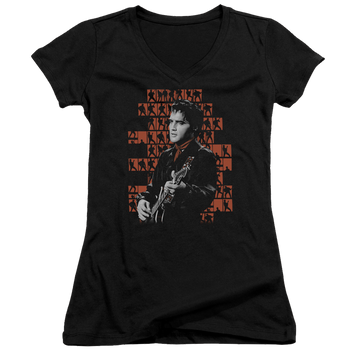 Elvis Presley 1968 - Juniors V-Neck T-Shirt Juniors V-Neck T-Shirt Elvis Presley   