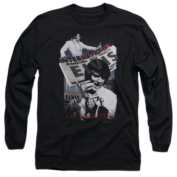 Elvis Presley International Hotel - Men's Long Sleeve T-Shirt Men's Long Sleeve T-Shirt Elvis Presley   