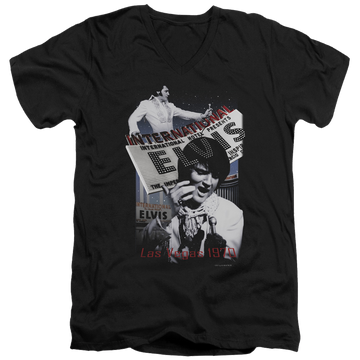 Elvis Presley International Hotel - Men's V-Neck T-Shirt Men's V-Neck T-Shirt Elvis Presley   