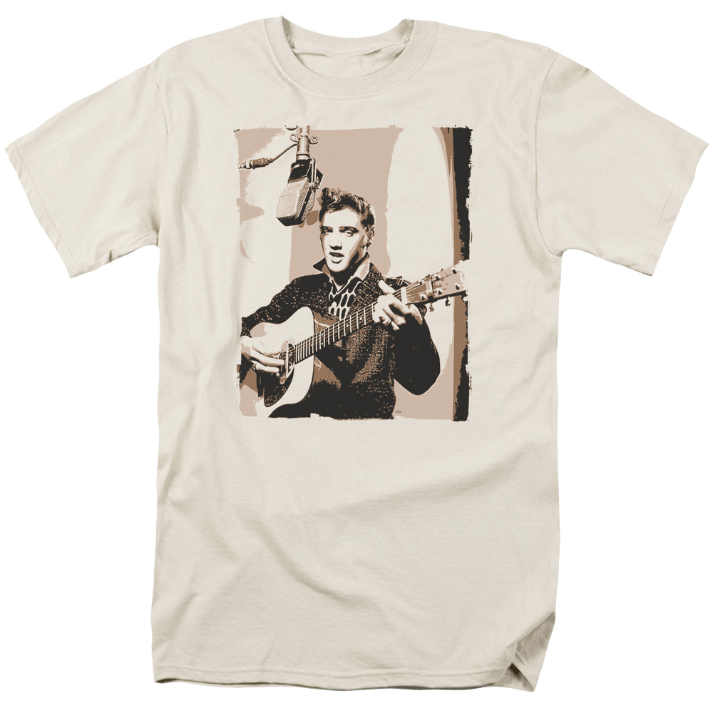 Elvis Presley Sepia Studio - Men's Regular Fit T-Shirt Men's Regular Fit T-Shirt Elvis Presley   