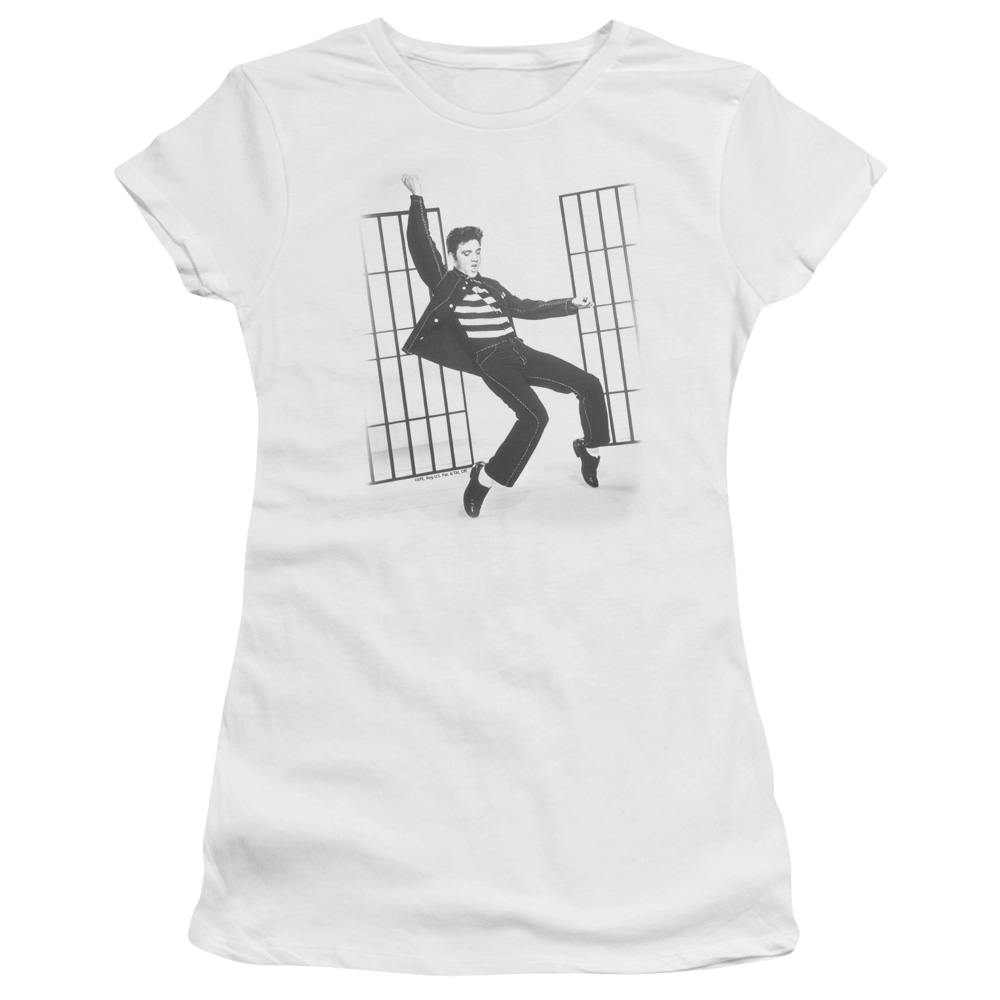 Elvis Presley Jailhouse Rock - Juniors T-Shirt Juniors T-Shirt Elvis Presley   