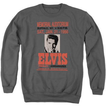 Elvis Presley Buffalo 1956 - Men's Crewneck Sweatshirt Men's Crewneck Sweatshirt Elvis Presley   