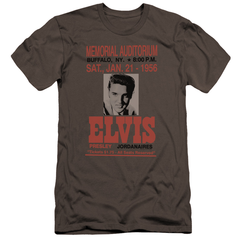 Elvis Buffalo 1956 Premium Adult Slim Fit T-Shirt Men's Premium Slim Fit T-Shirt Elvis Presley   
