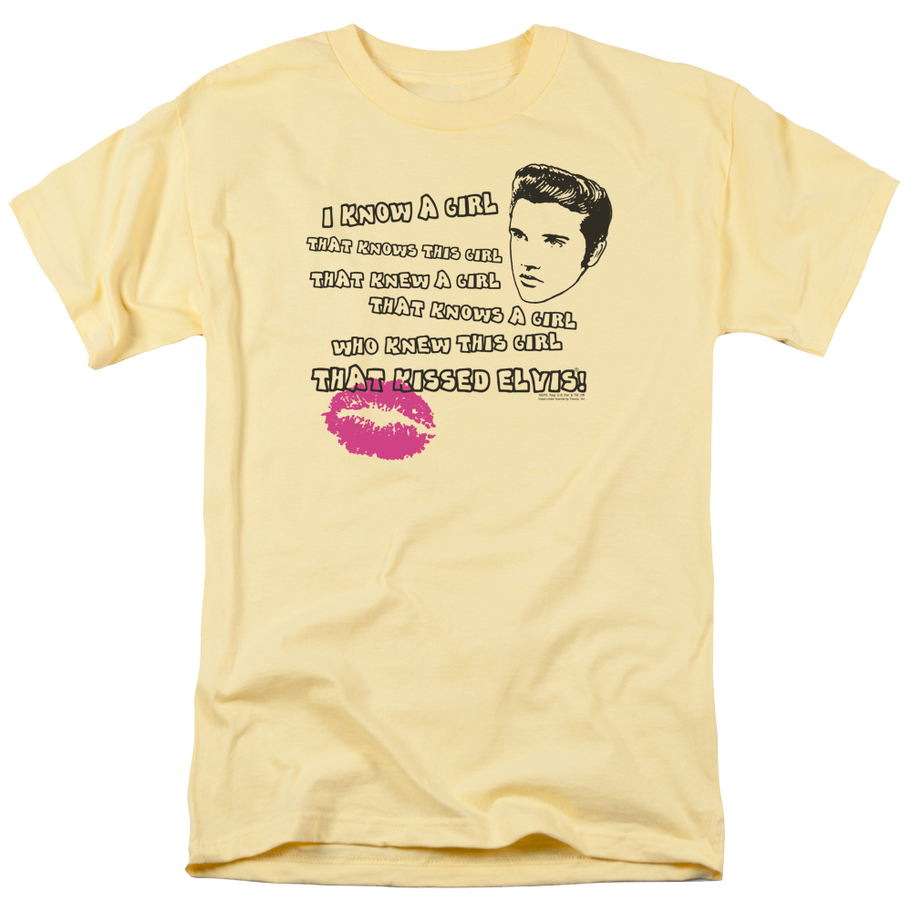Elvis Presley Kissed Elvis - Men's Regular Fit T-Shirt Men's Regular Fit T-Shirt Elvis Presley   