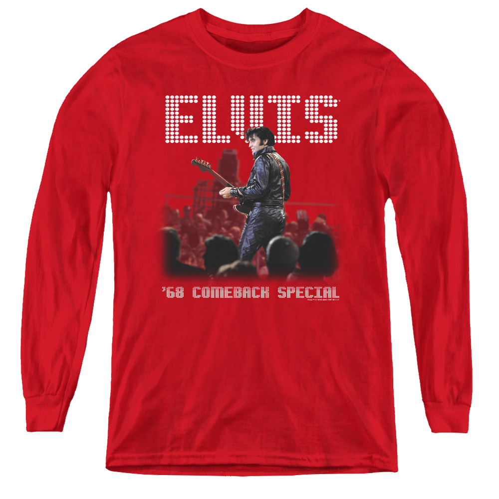 Elvis Presley Return Of The King - Youth Long Sleeve T-Shirt Youth Long Sleeve T-Shirt Elvis Presley   