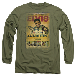 Elvis Presley Gi Blues Poster - Men's Long Sleeve T-Shirt Men's Long Sleeve T-Shirt Elvis Presley   