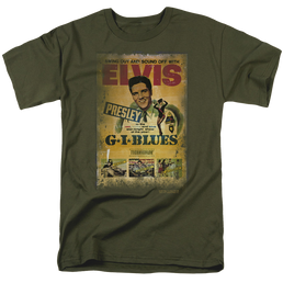 Elvis Presley Gi Blues Poster - Men's Regular Fit T-Shirt Men's Regular Fit T-Shirt Elvis Presley   