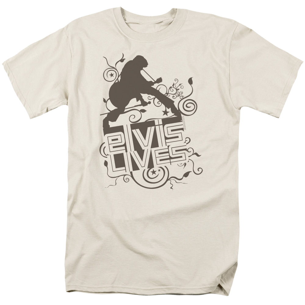 Elvis Presley Elvis Lives - Men's Regular Fit T-Shirt Men's Regular Fit T-Shirt Elvis Presley   