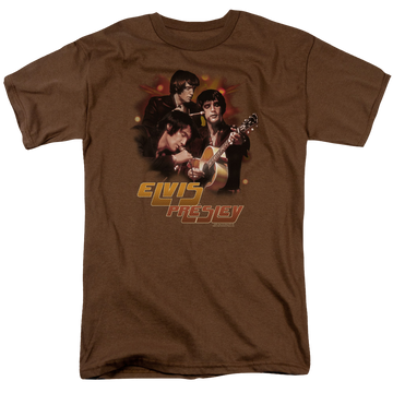 Coffee men's regular fit t-shirt with Elvis Presley Hyped graphic