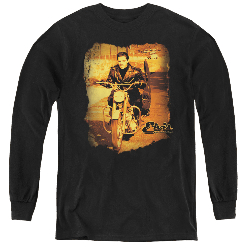 Elvis Presley Hit The Road - Youth Long Sleeve T-Shirt Youth Long Sleeve T-Shirt Elvis Presley   