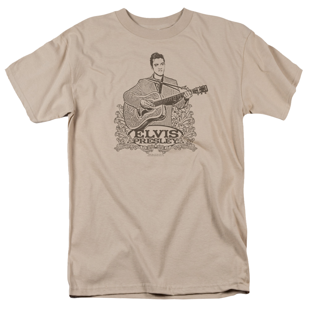 Elvis Presley Laurels - Men's Regular Fit T-Shirt Men's Regular Fit T-Shirt Elvis Presley   