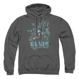 Elvis Presley 68 Leather - Pullover Hoodie Pullover Hoodie Elvis Presley   