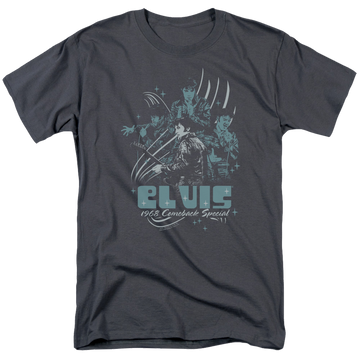 Elvis Presley 68 Leather - Men's Regular Fit T-Shirt Men's Regular Fit T-Shirt Elvis Presley   