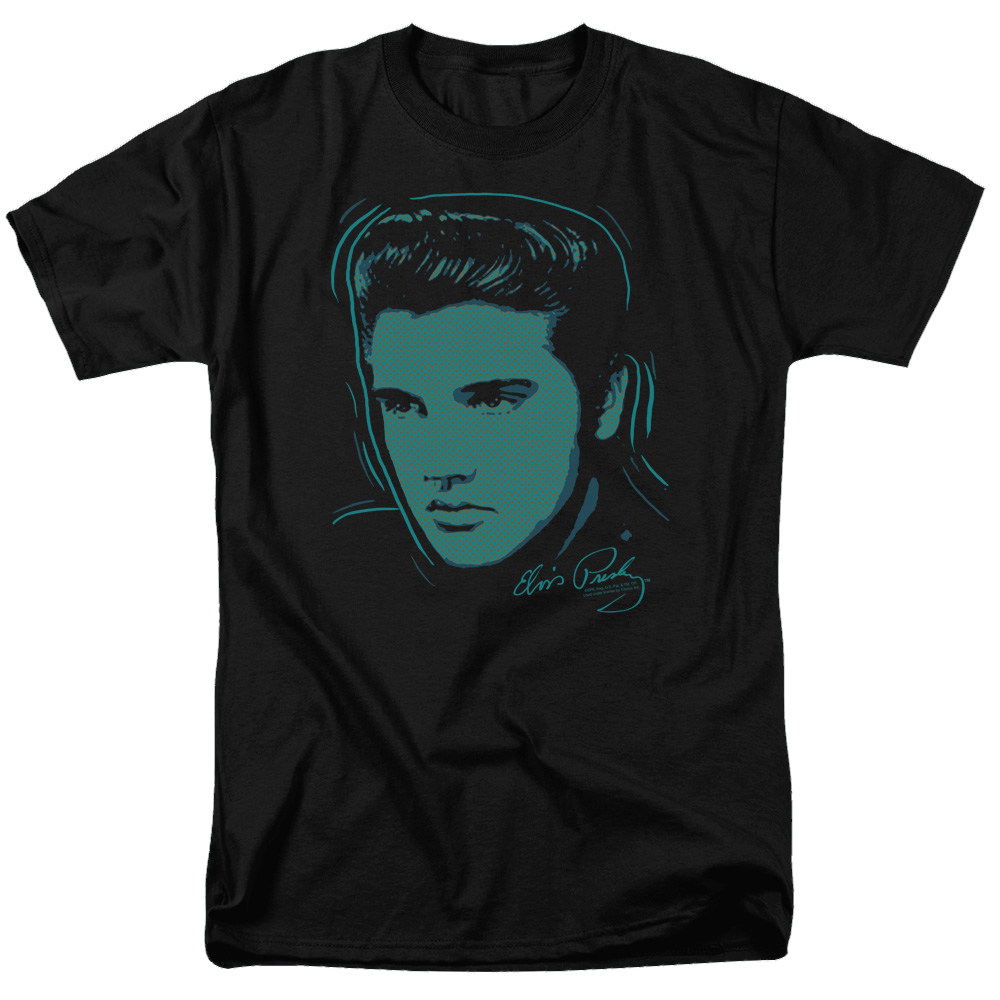 Elvis Presley Young Dots - Men's Regular Fit T-Shirt Men's Regular Fit T-Shirt Elvis Presley   