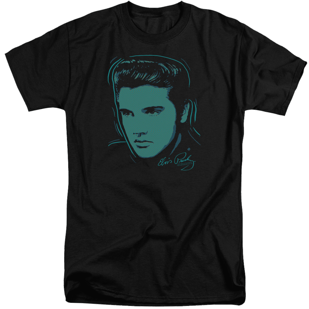 Elvis Presley Young Dots - Men's Tall Fit T-Shirt Men's Tall Fit T-Shirt Elvis Presley   