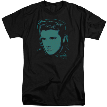 Elvis Presley Young Dots - Men's Tall Fit T-Shirt Men's Tall Fit T-Shirt Elvis Presley   