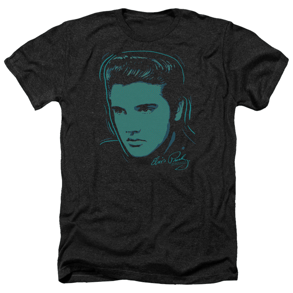 Elvis Presley Young Dots - Men's Heather T-Shirt Men's Heather T-Shirt Elvis Presley   