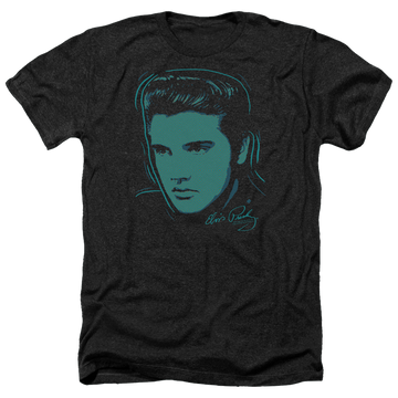 Elvis Presley Young Dots - Men's Heather T-Shirt Men's Heather T-Shirt Elvis Presley   