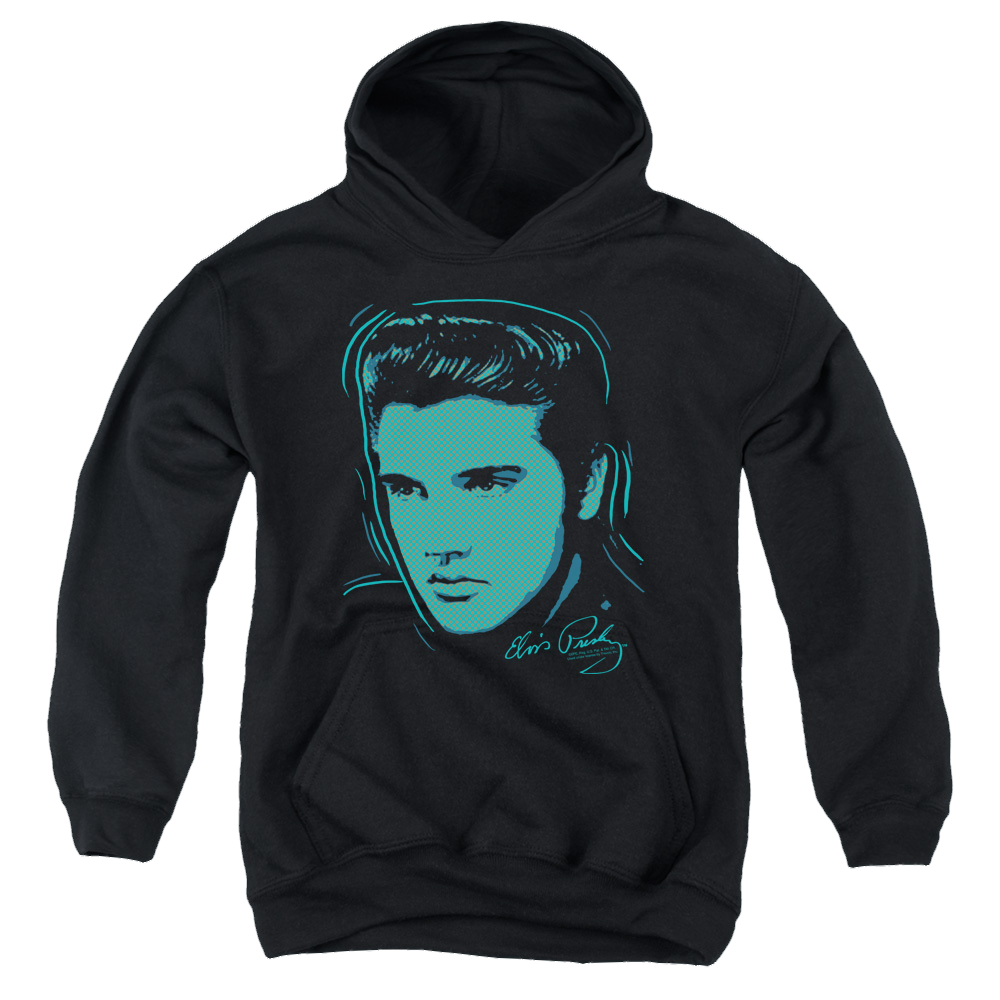 Elvis Presley Young Dots - Youth Hoodie (Ages 8-12) Youth Hoodie (Ages 8-12) Elvis Presley   