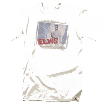 Sand men's regular fit t-shirt with Elvis Presley Tough Guy Poster graphic