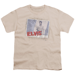Elvis Presley Tough Guy Poster - Youth T-Shirt (Ages 8-12) Youth T-Shirt (Ages 8-12) Elvis Presley   